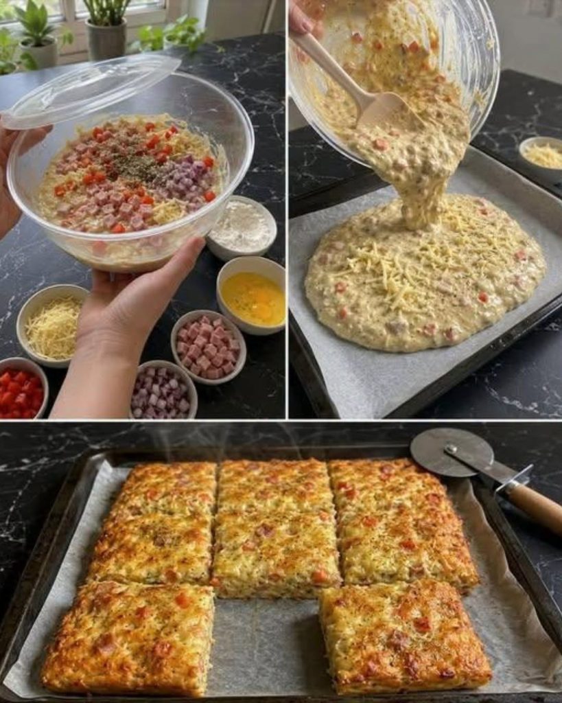Potresna Pizza-munjeviti recept za svaki dan