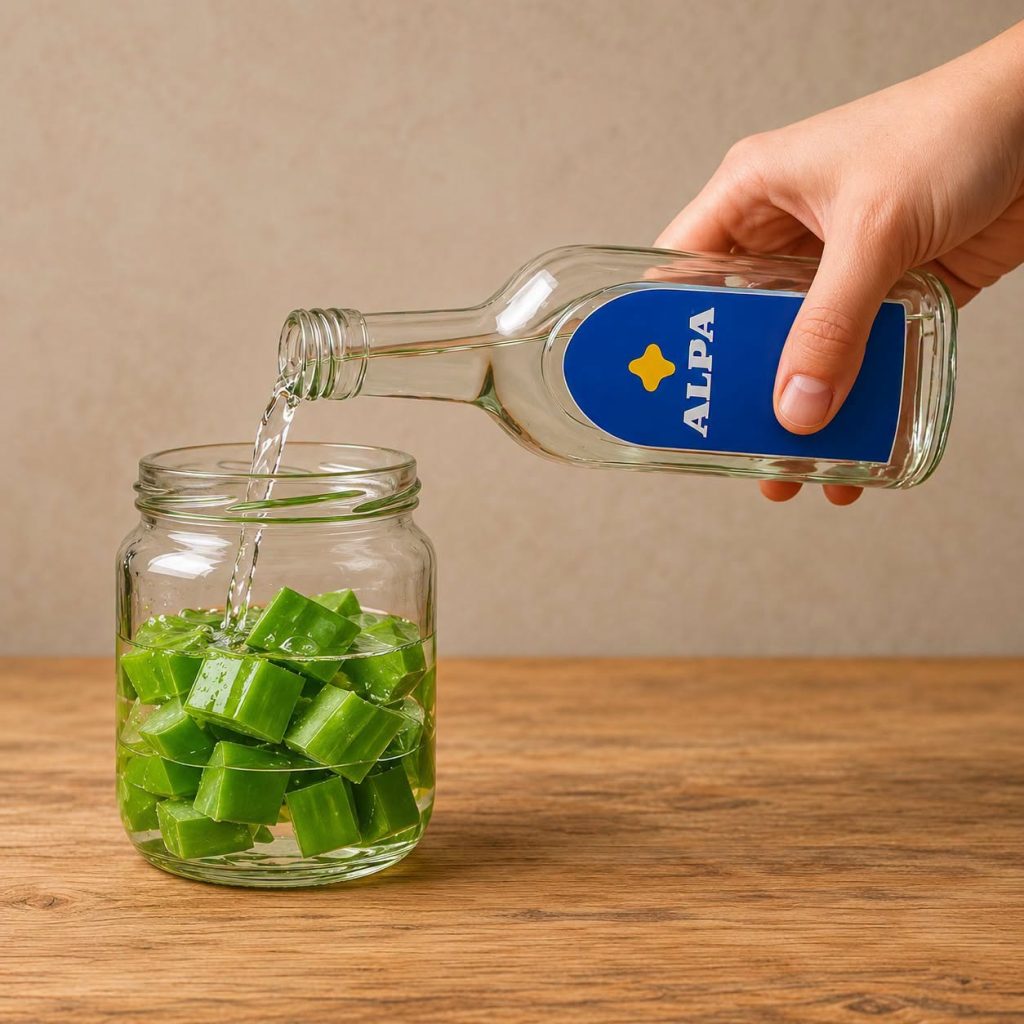 Kad mi aloe vera raste u loncu, uvijek uzmem 5 listova i pomiješam ih s običnim alpskim: to je blago za svaku obitelj!