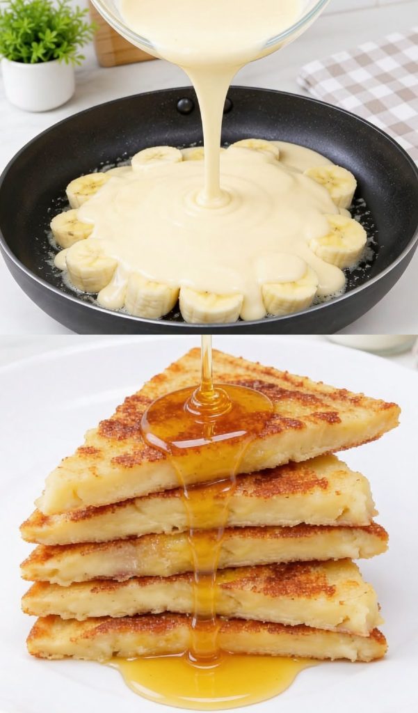 3 banane, jedna tava i doručak je spreman
